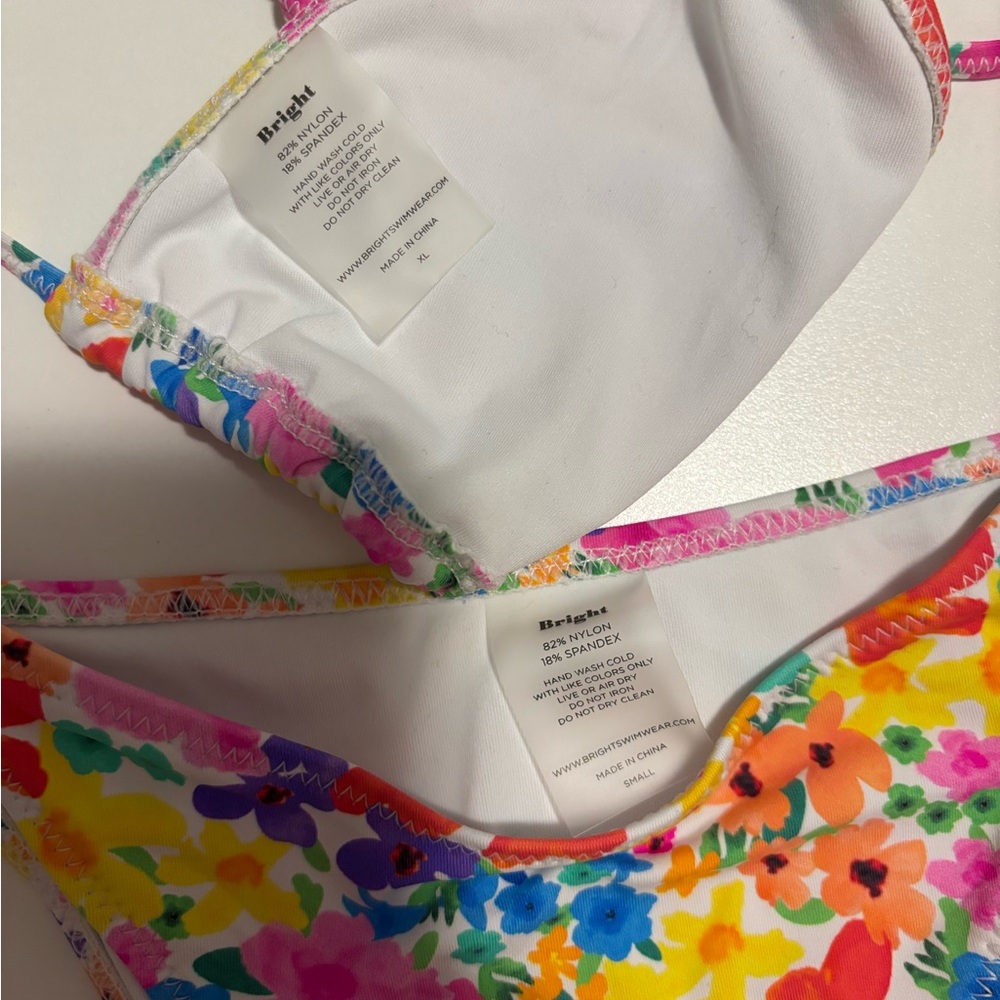 Floral Multicolor Bikini Set - Picture 2 of 2